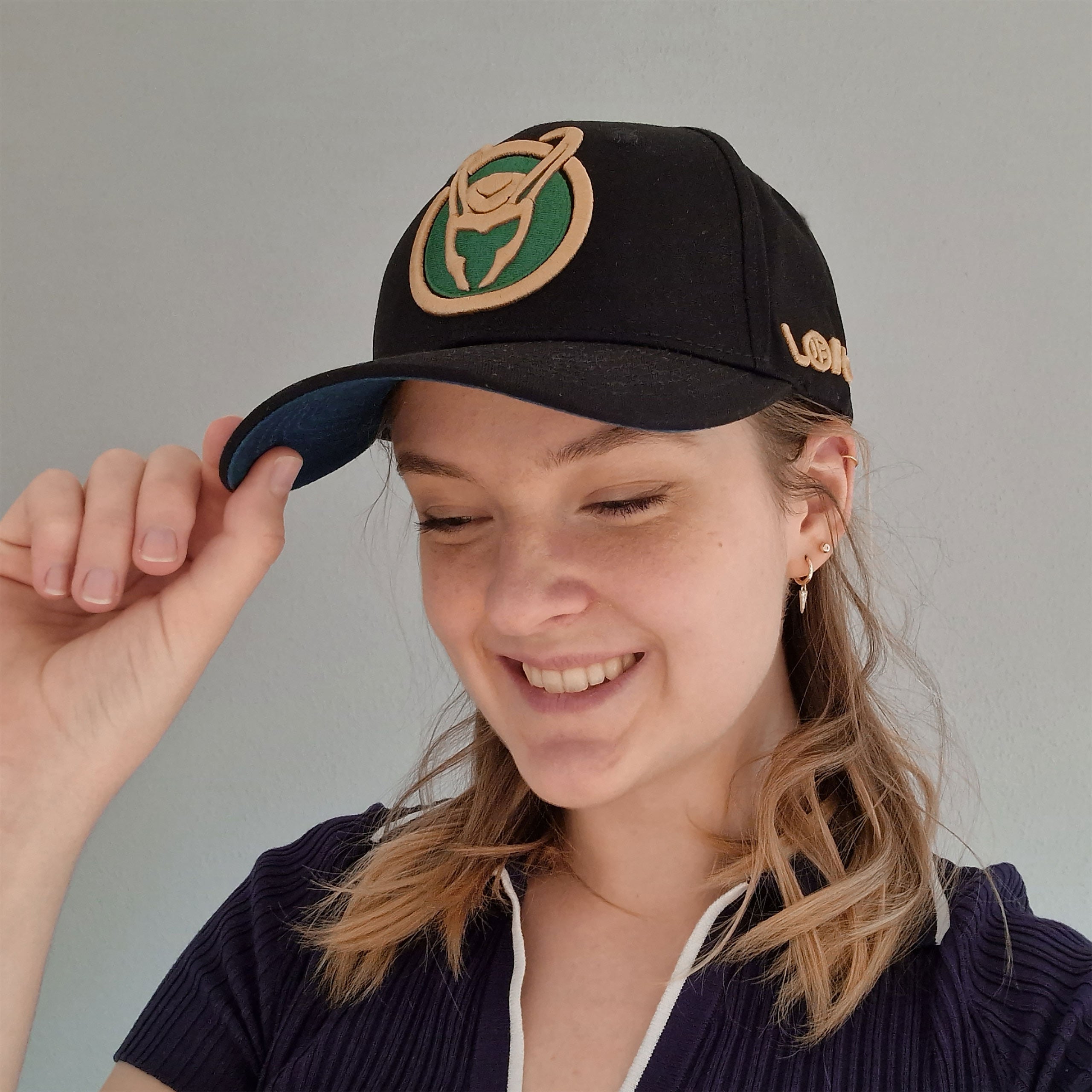 Produktbild Loki - Logo Basecap schwarz