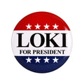 Produktbild For President Button für Loki Fans