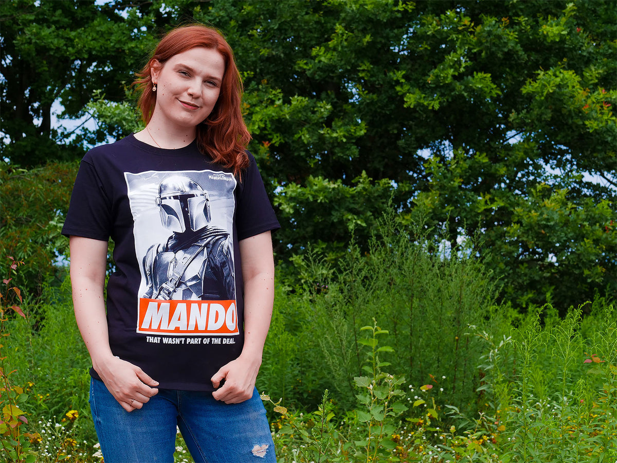 Produktbild Mando T-Shirt schwarz - Star Wars The Mandalorian