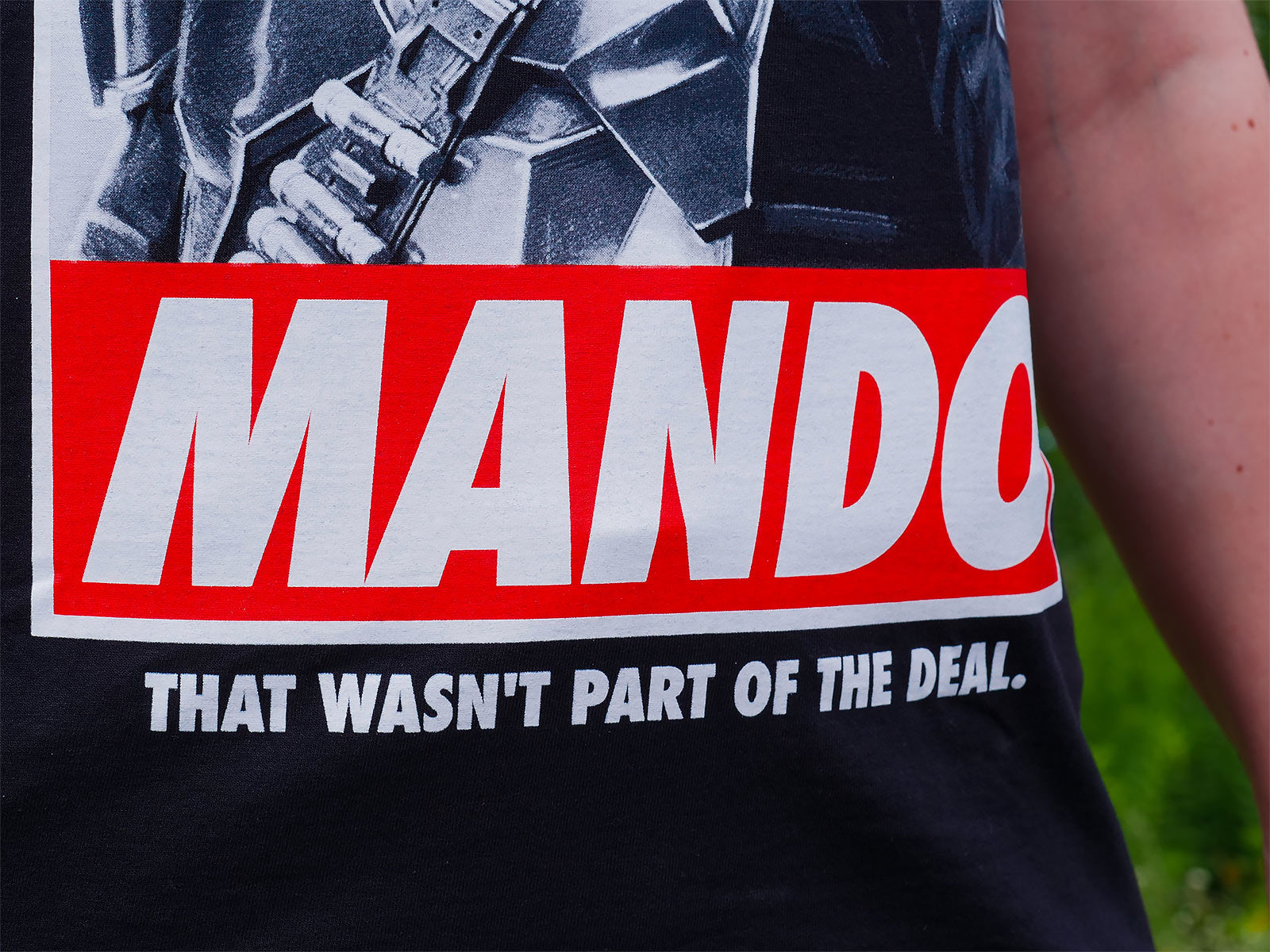 Produktbild Mando T-Shirt schwarz - Star Wars The Mandalorian
