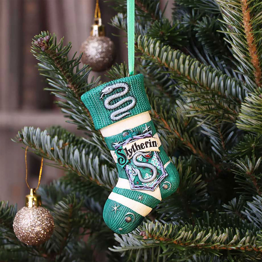 Produktbild Harry Potter - Slytherin Strumpf Weihnachtsbaum-Schmuck