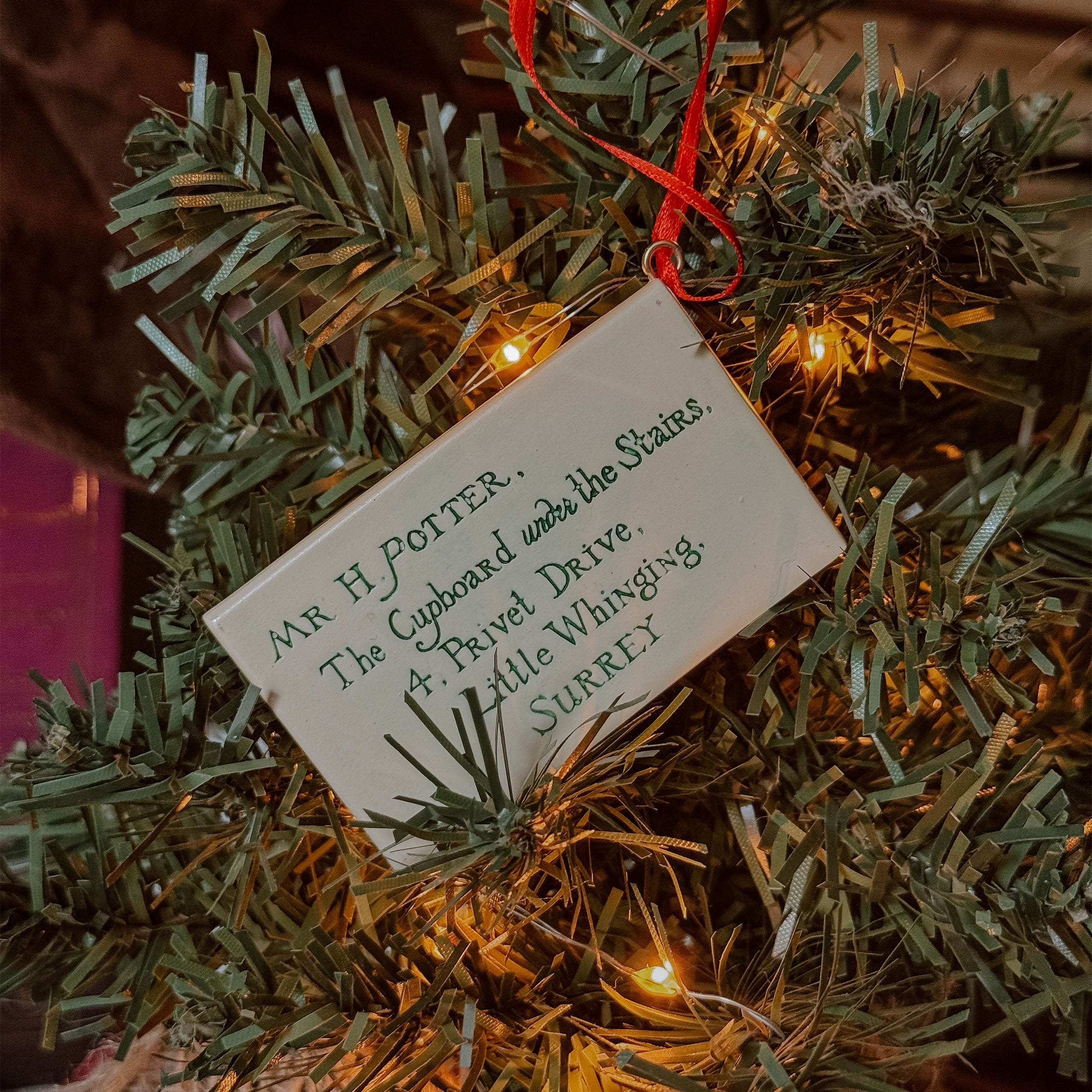 Produktbild Harry Potter - Hogwarts Brief Weihnachtsbaum-Schmuck
