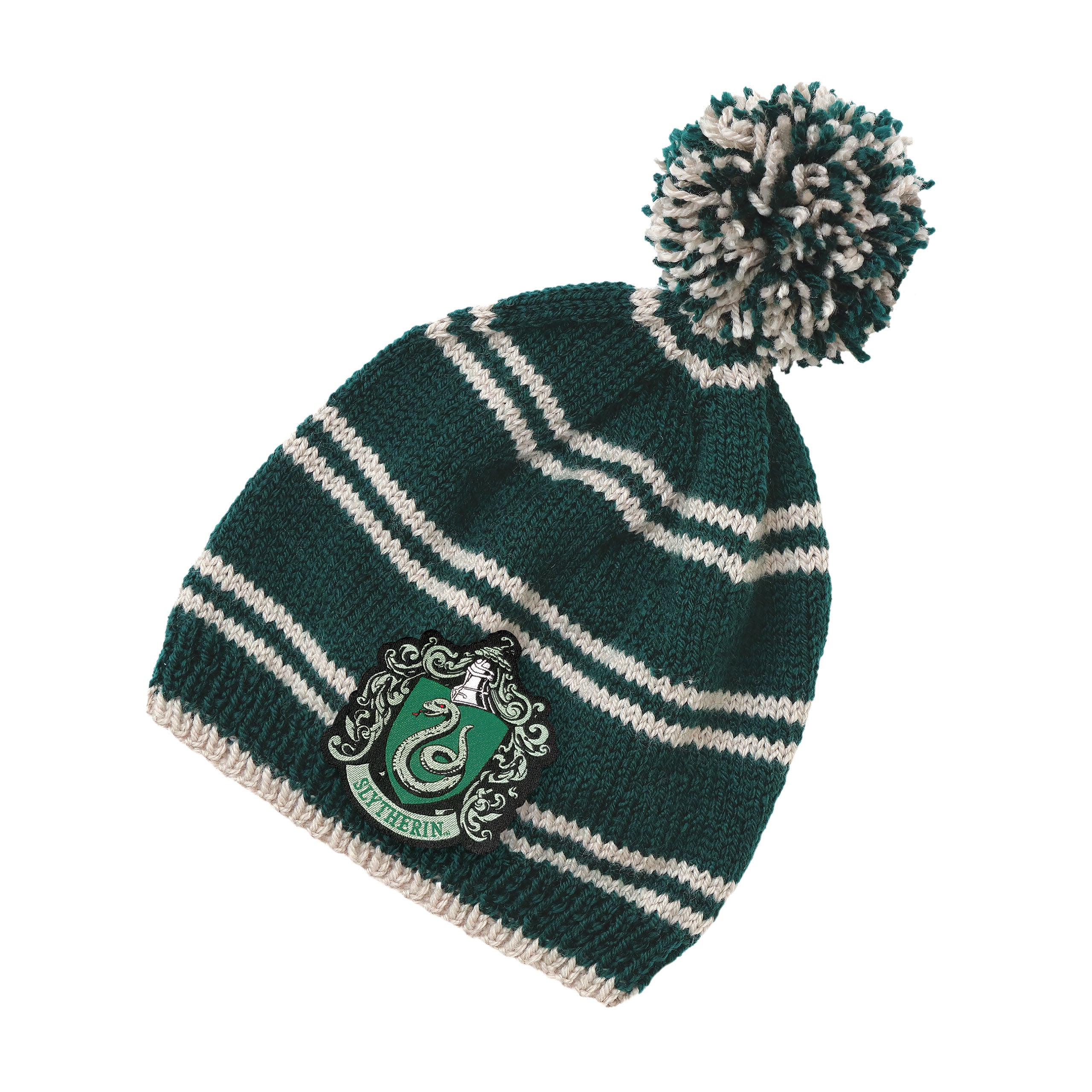 Produktbild Slytherin Bommelmütze Strick-Set - Harry Potter