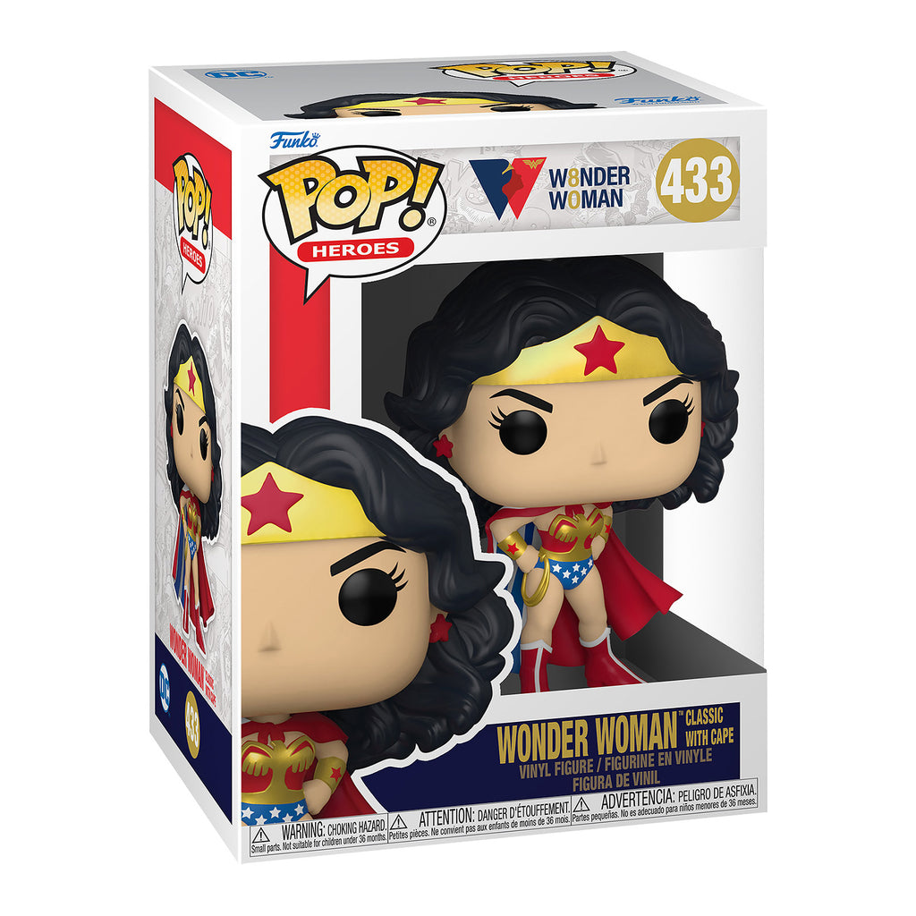 Produktbild Wonder Woman mit Cape Funko Pop Figur