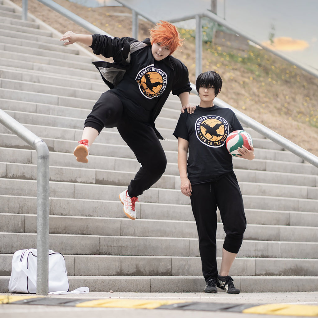 Produktbild Haikyu!! - Karasuno High School T-Shirt schwarz
