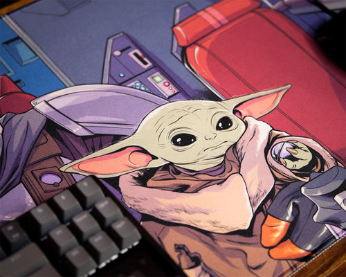 Produktbild The Mandalorian & Grogu Mousepad - Star Wars