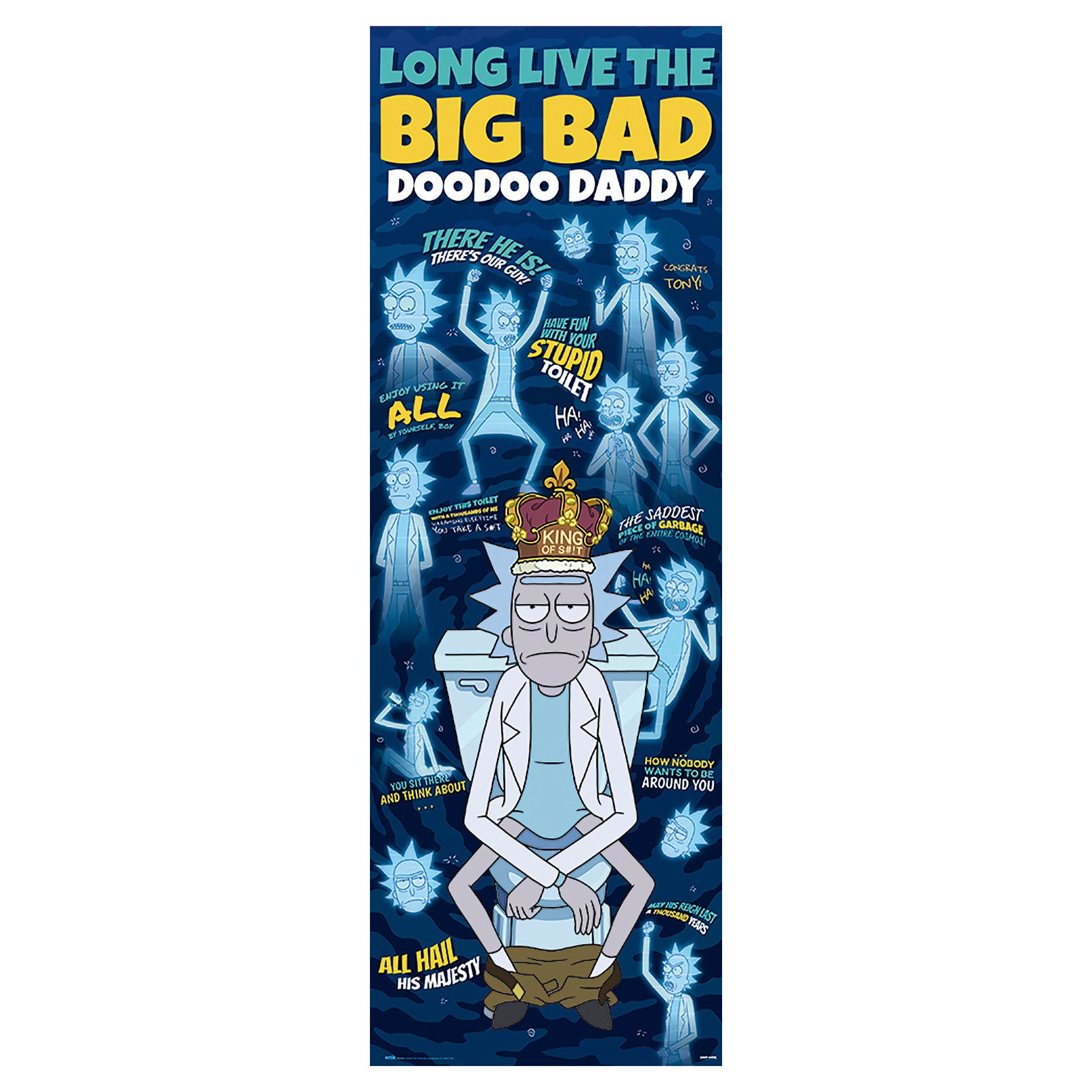 Produktbild Rick and Morty - Big Bad Doodoo Daddy Türposter
