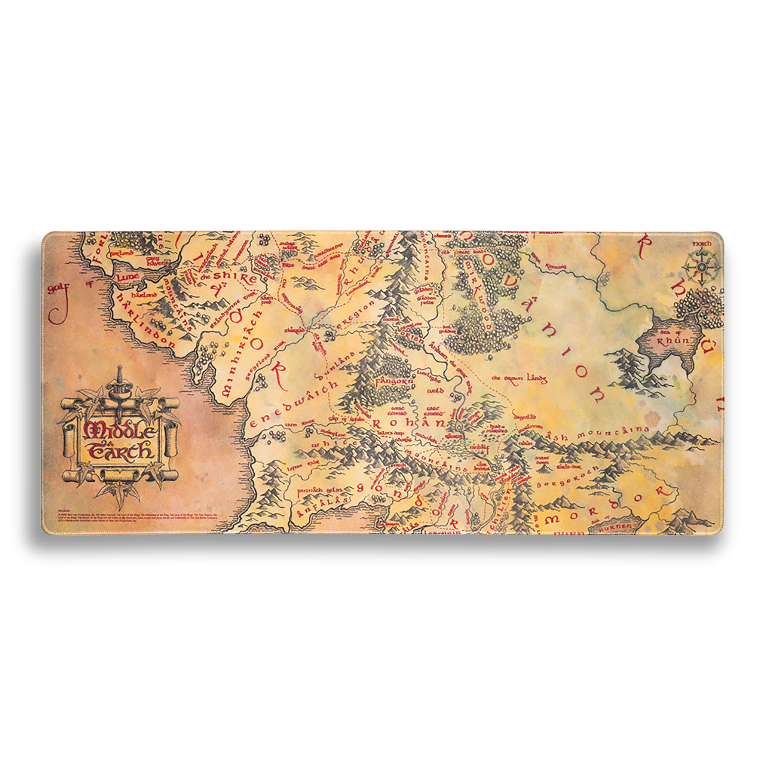 Produktbild Der Herr der Ringe - Mittelerde Karte Mousepad