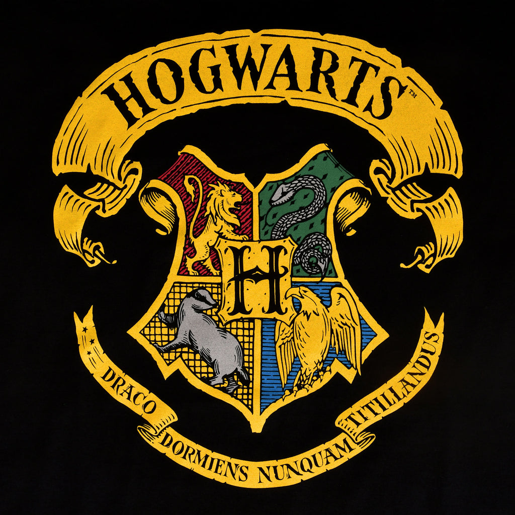 Produktbild Harry Potter - Hogwarts Wappen T-Shirt schwarz