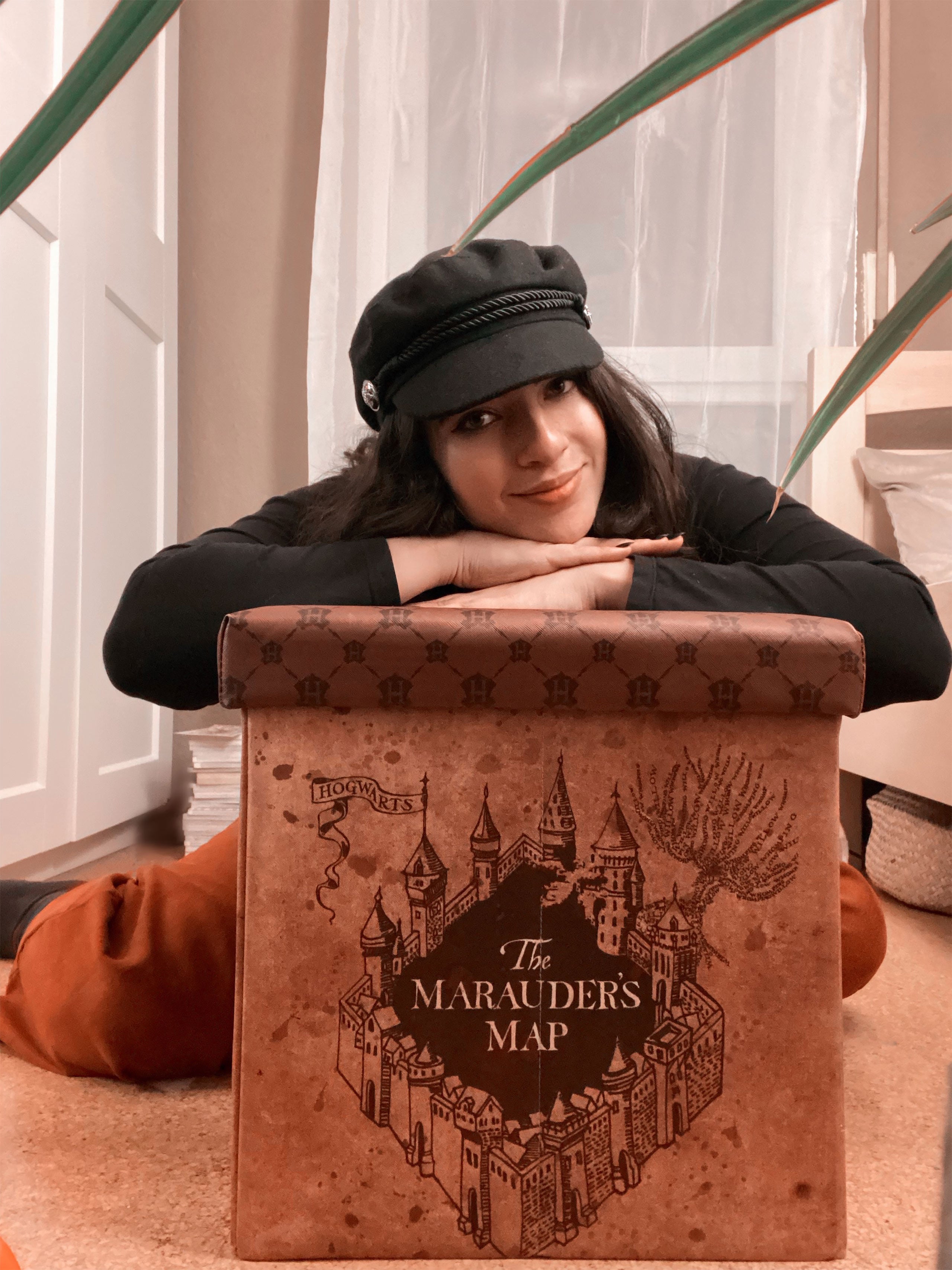 Produktbild Harry Potter - Karte des Rumtreibers Hocker mit Stauraum