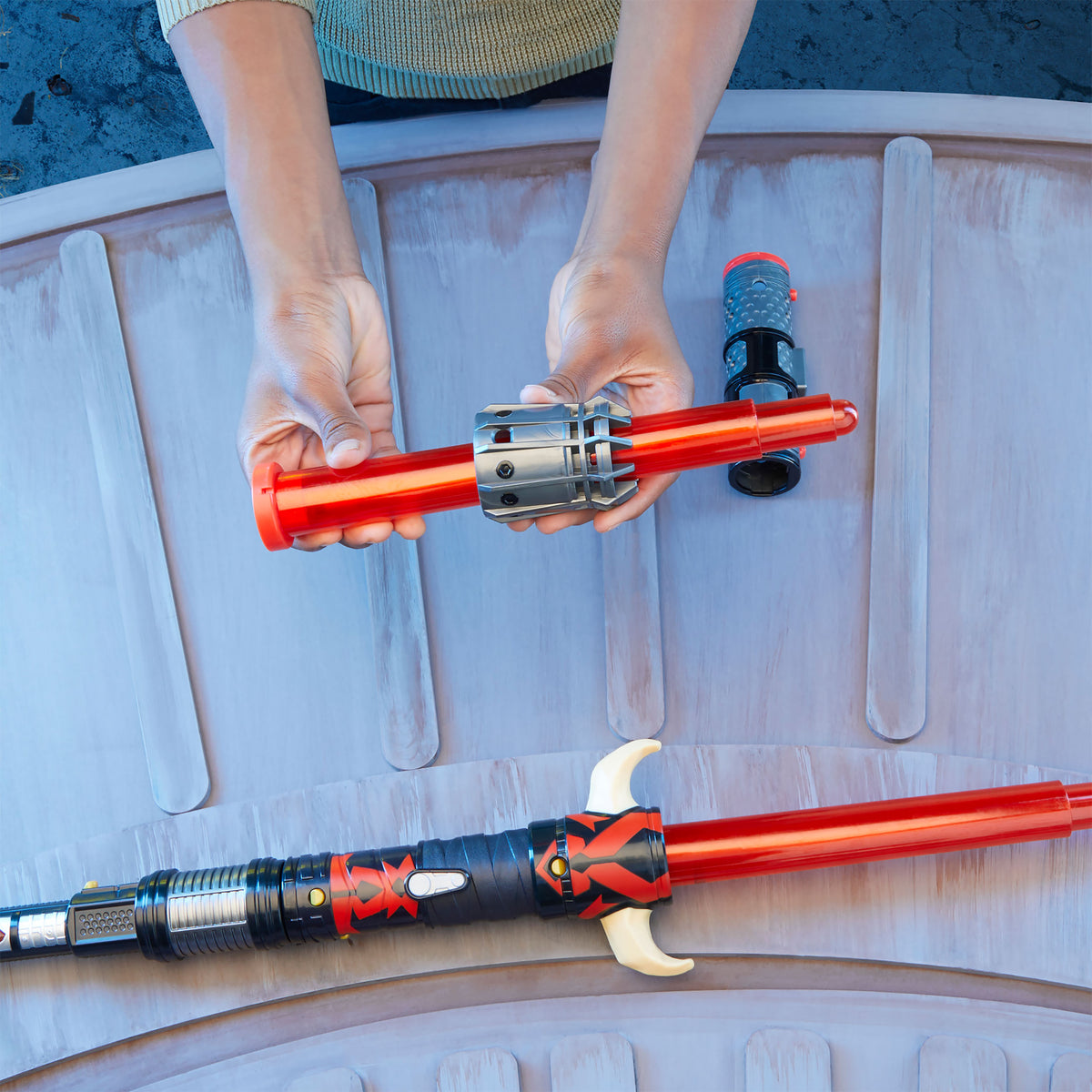 Produktbild Star Wars - Darth Maul Doppelklingenschwert Forge Lichtschwert