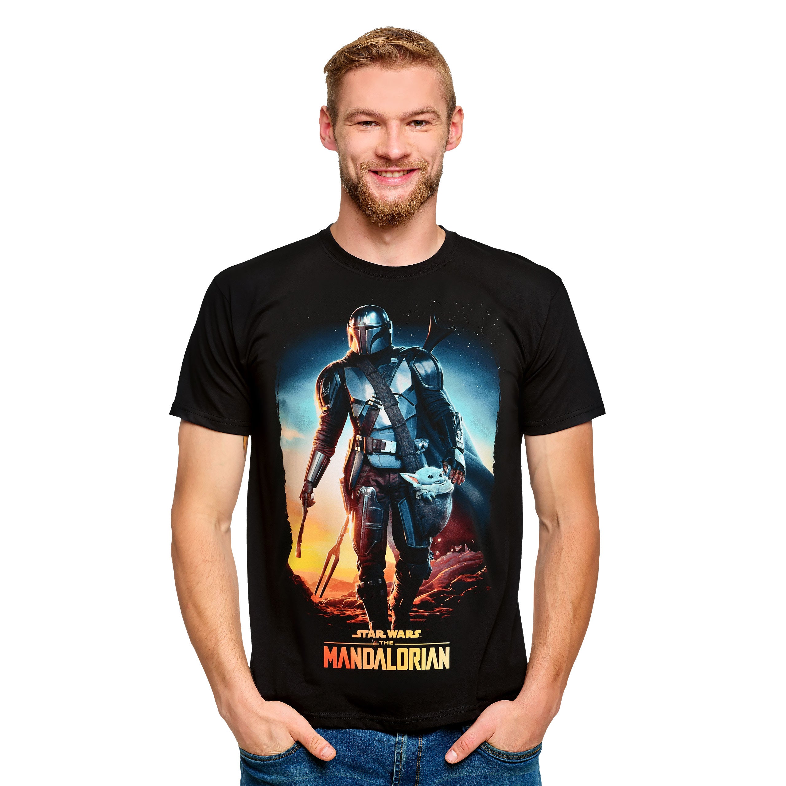 Product image Through The Galaxy T-Shirt black - Star Wars Mandalorian