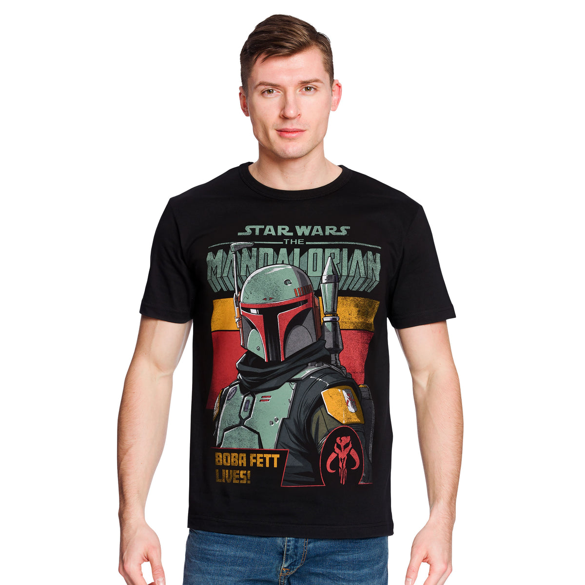 Produktbild Boba Fett Lives T-Shirt schwarz - Star Wars Mandalorian