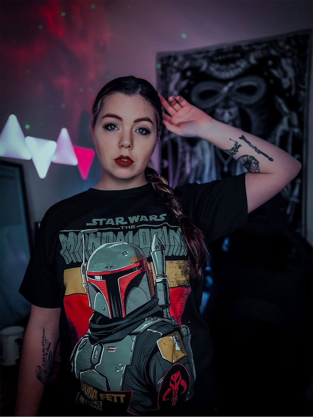 Produktbild Boba Fett Lives T-Shirt schwarz - Star Wars Mandalorian