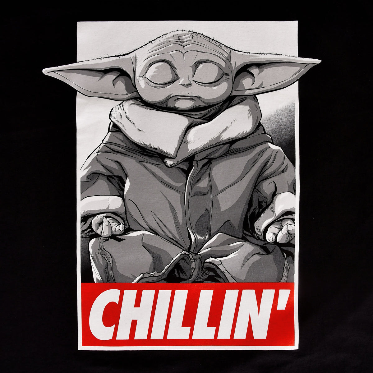 Produktbild Grogu Chilling T-Shirt schwarz - Star Wars Mandalorian