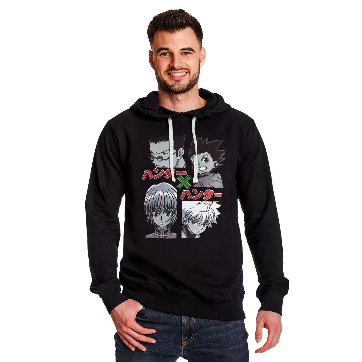 Produktbild Hunter x Hunter - Gon & Group Hoodie schwarz