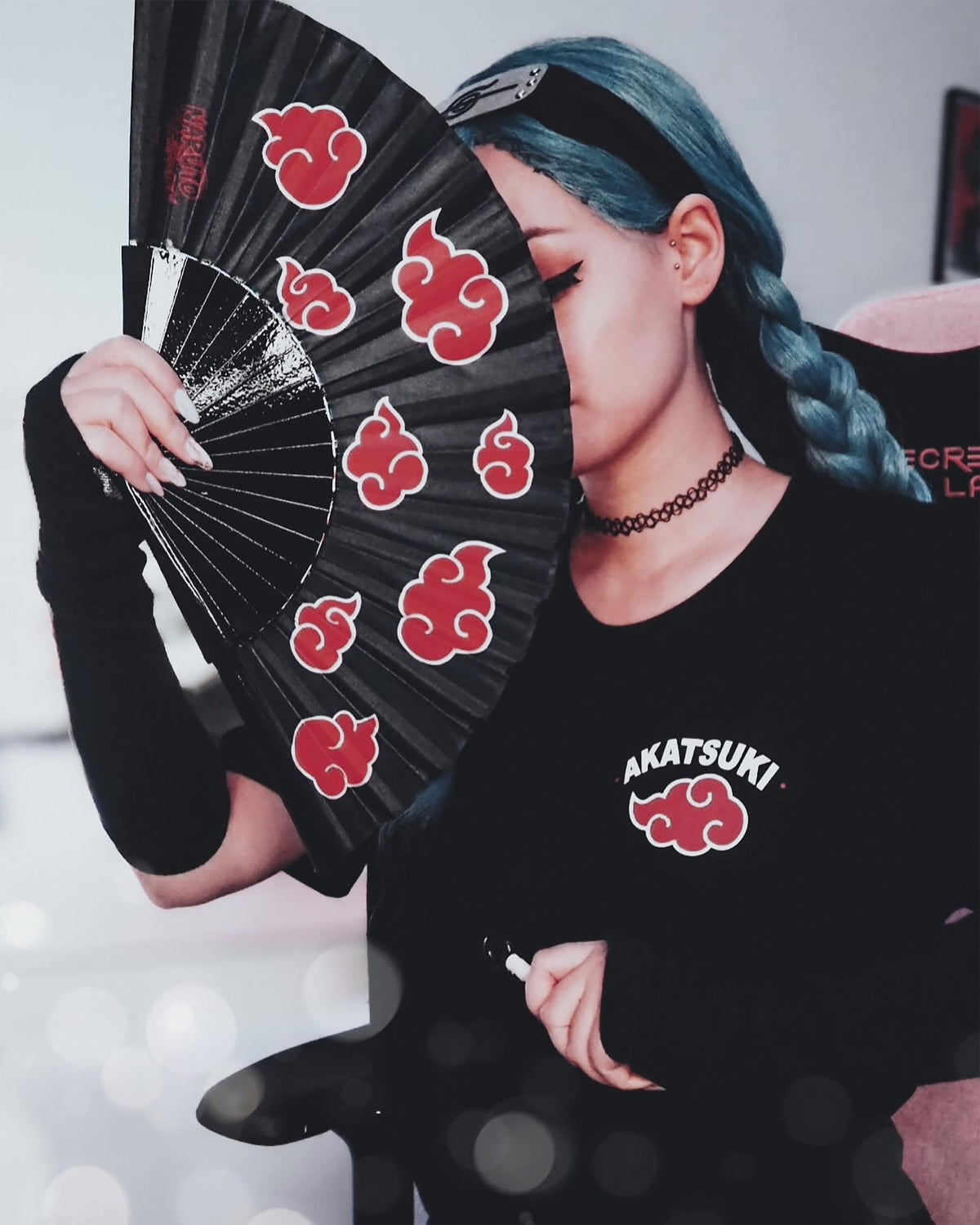 Produktbild Naruto - Akatsuki Symbol T-Shirt schwarz