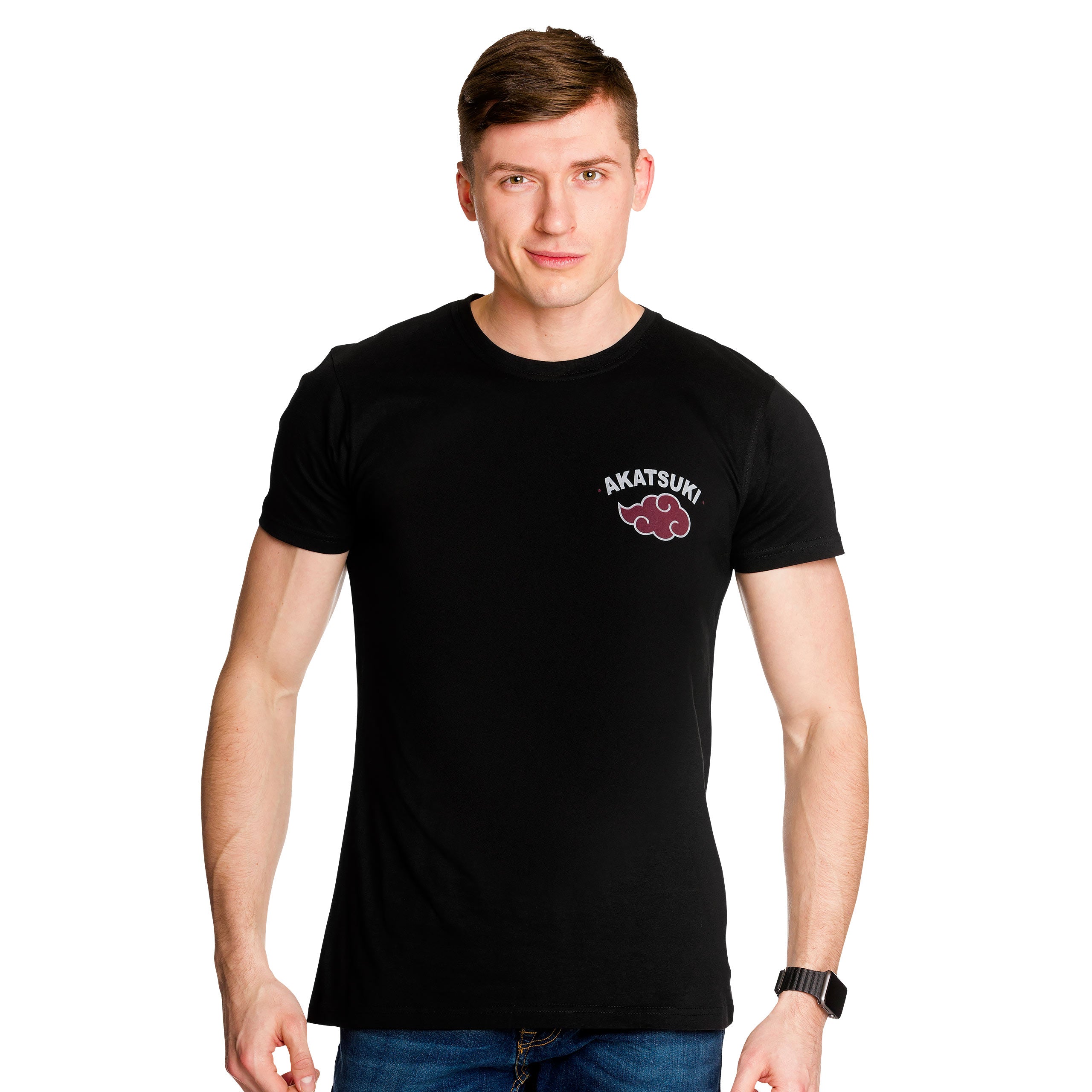 Produktbild Naruto - Akatsuki Symbol T-Shirt schwarz