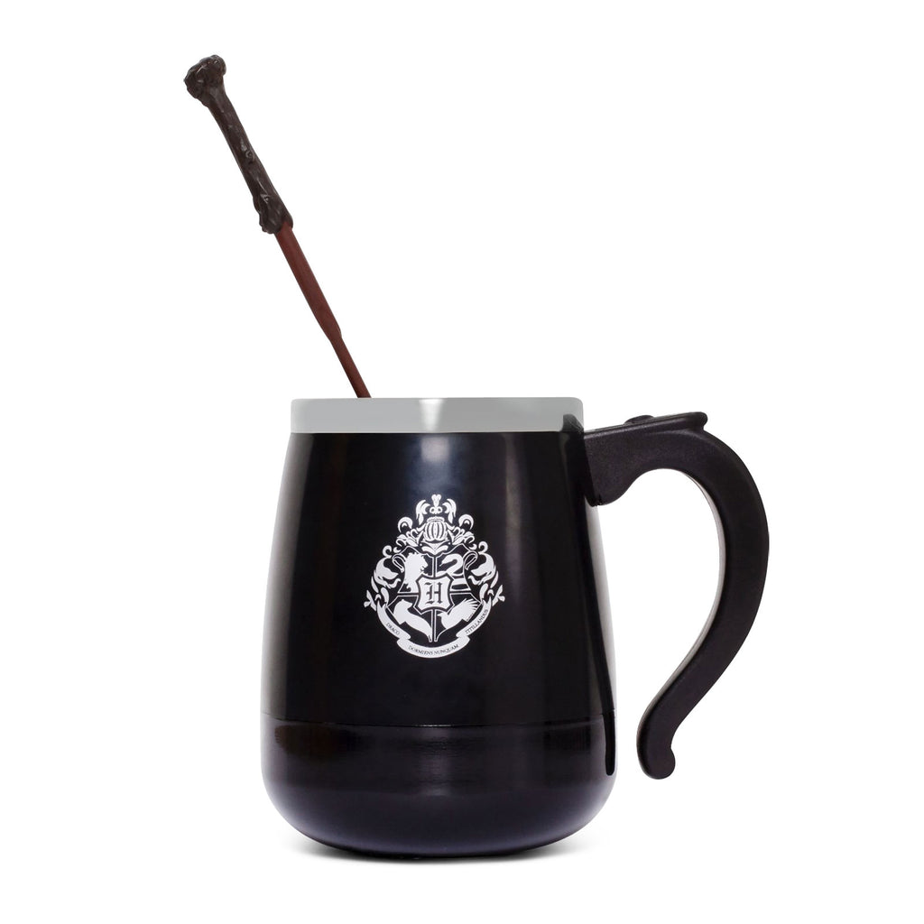 Produktbild Harry Potter - Hogwarts Tasse mit Rührfunktion und Zauberstab