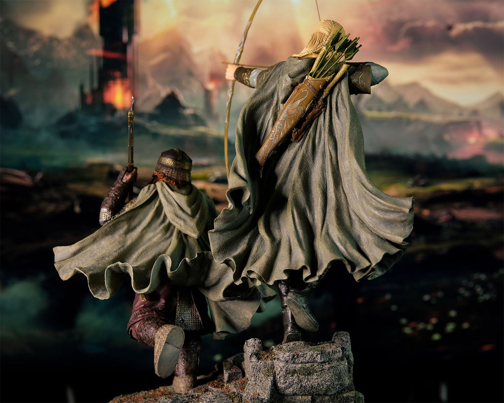 Produktbild Der Herr der Ringe - Legolas und Gimli Deluxe Figur 46 cm