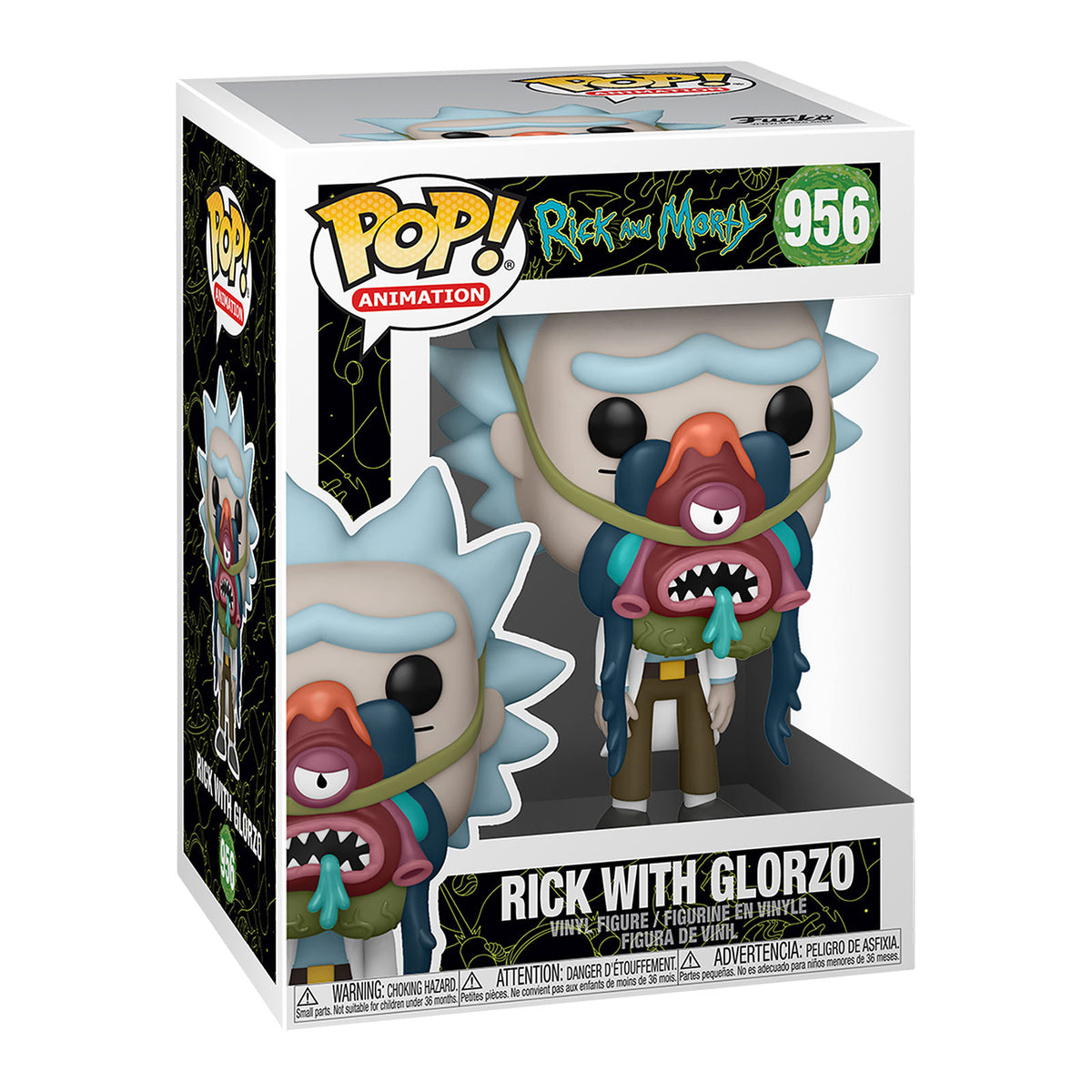 Produktbild Rick and Morty - Rick mit Glorzo Funko Pop Figur