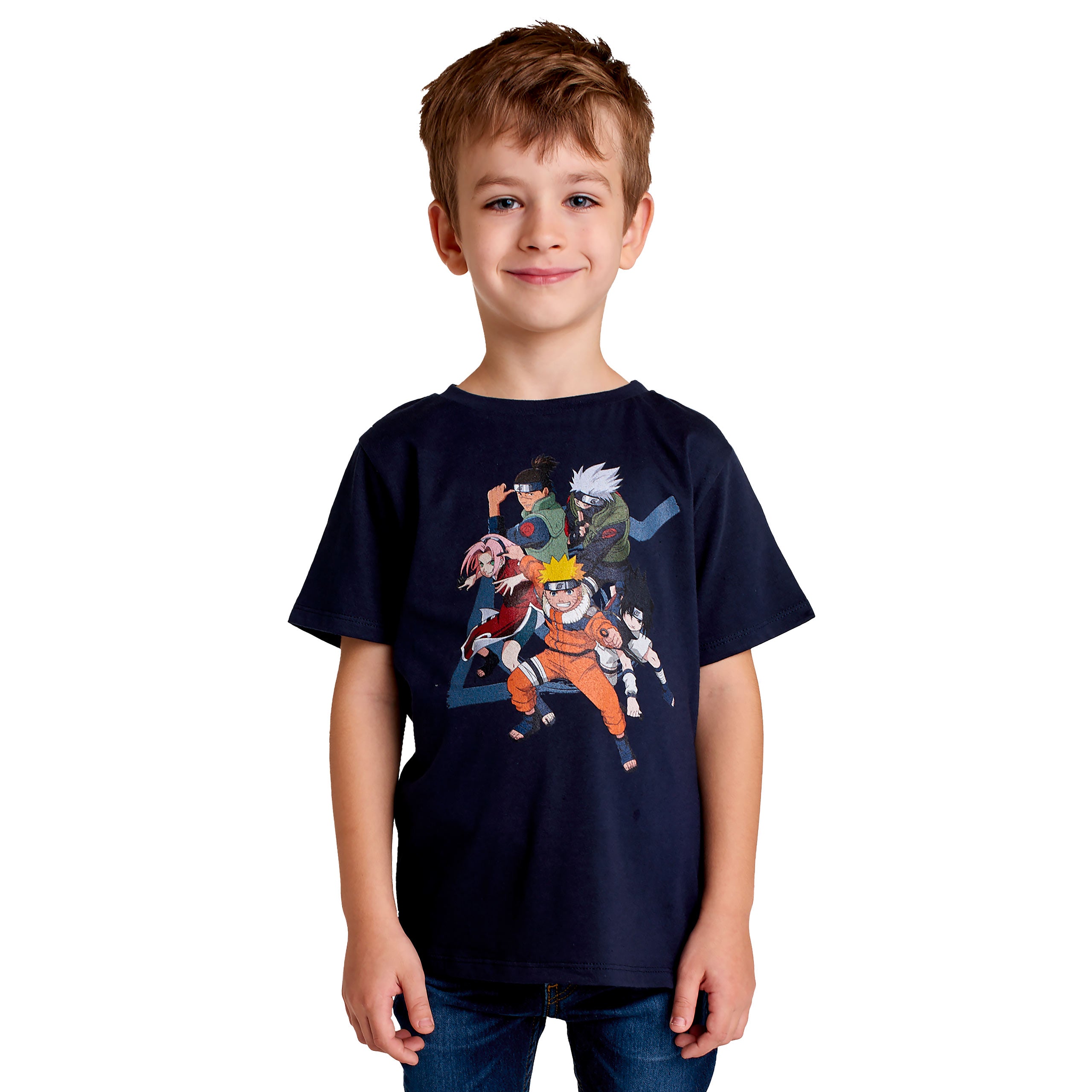Produktbild Naruto - Konoha Team T-Shirt Kinder blau