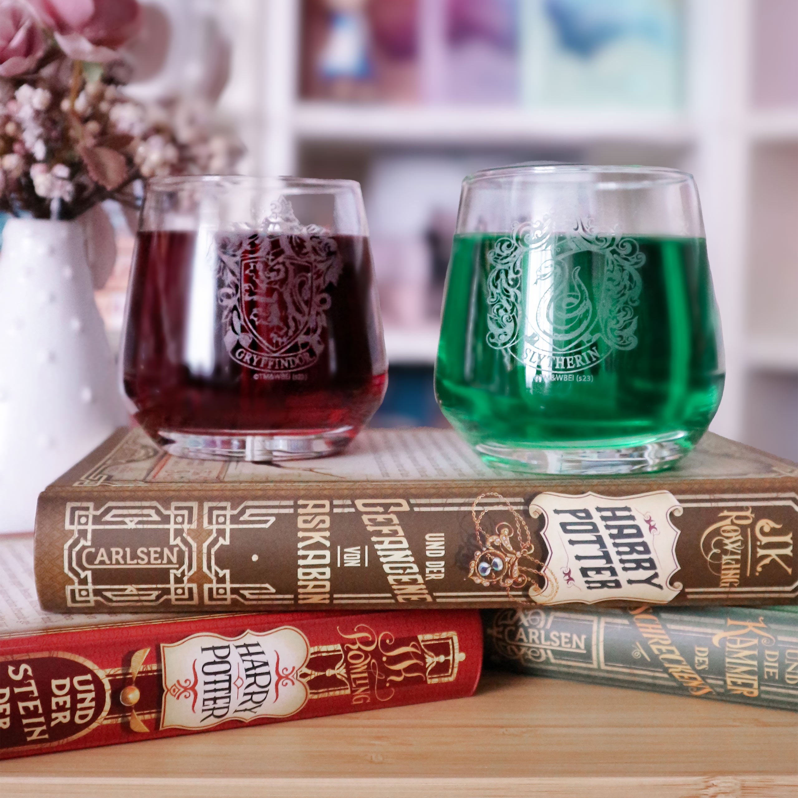 Produktbild Harry Potter - Gryffindor und Slytherin Gläserset