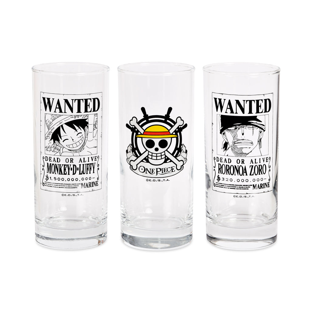 Produktbild One Piece - Wanted Luffy und Zoro Gläserset