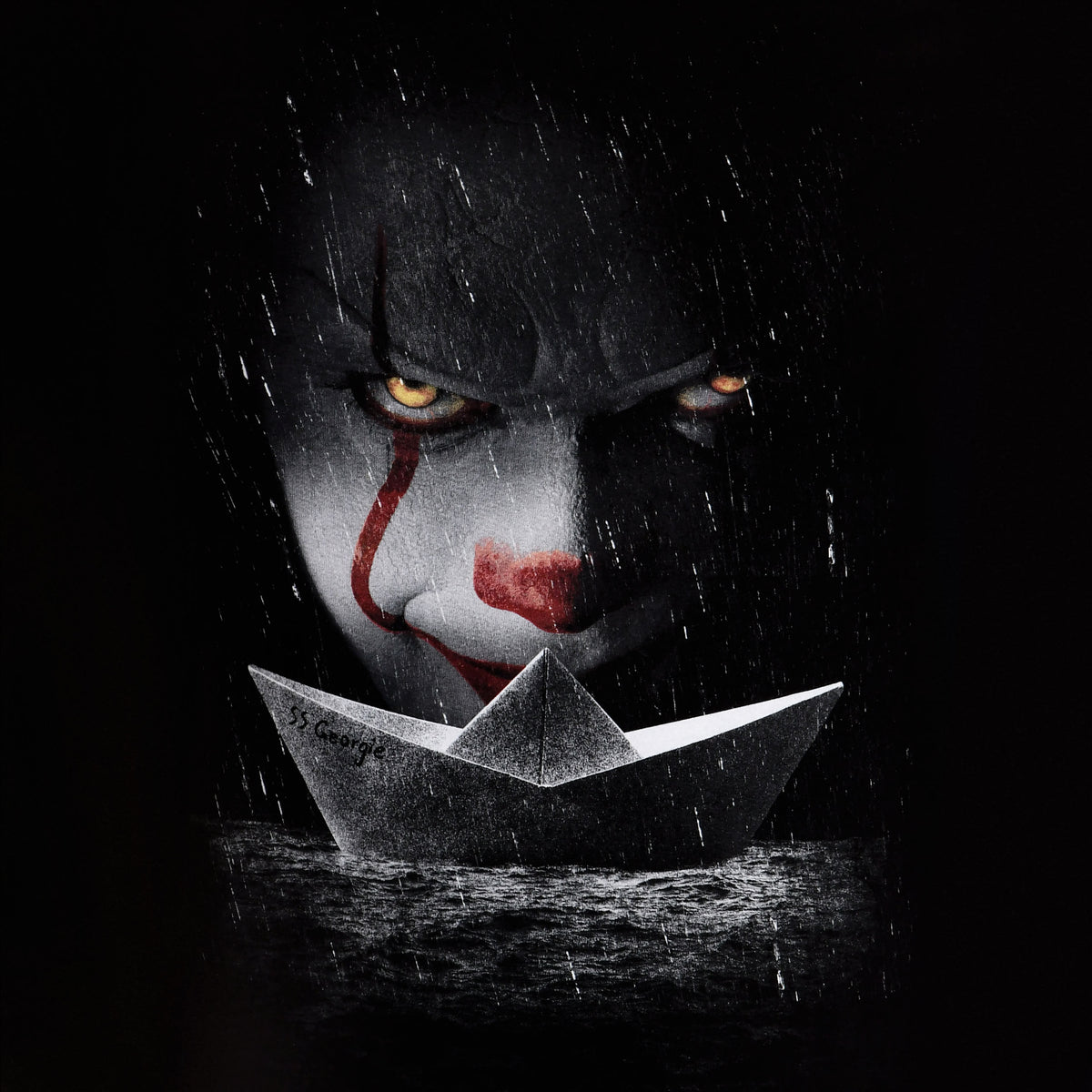 Produktbild Stephen Kings ES - Pennywise Papierboot T-Shirt schwarz
