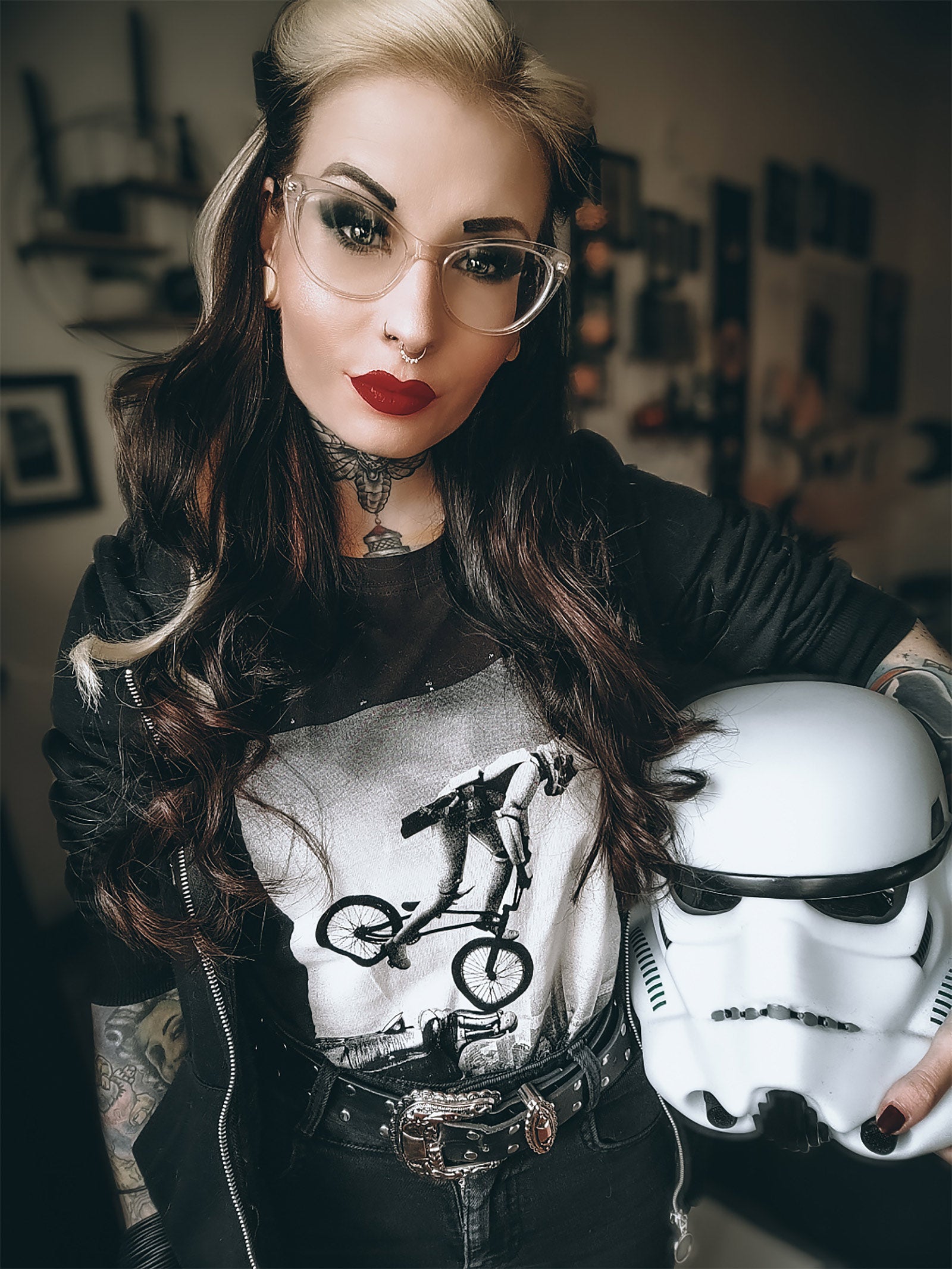 Produktbild BMX Trooper T-Shirt für Star Wars Fans schwarz