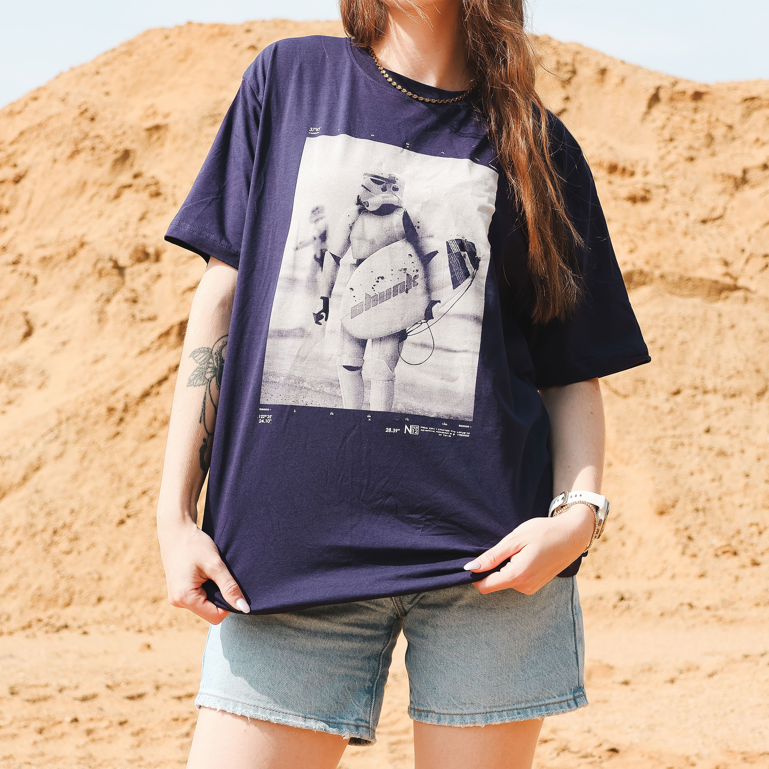 Produktbild Surfing Trooper T-Shirt für Star Wars Fans blau