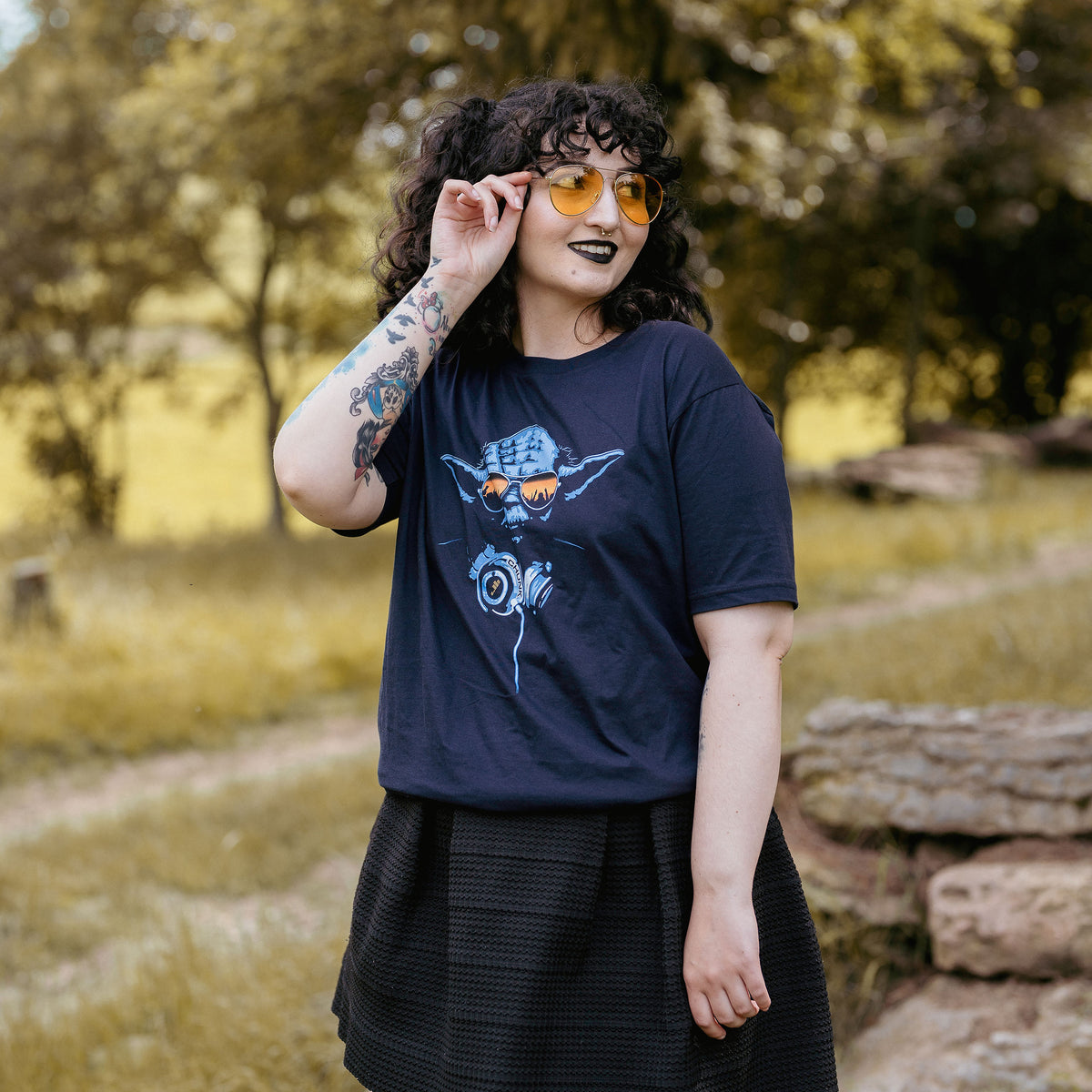 Produktbild DJ Knight T-Shirt für Star Wars Fans blau