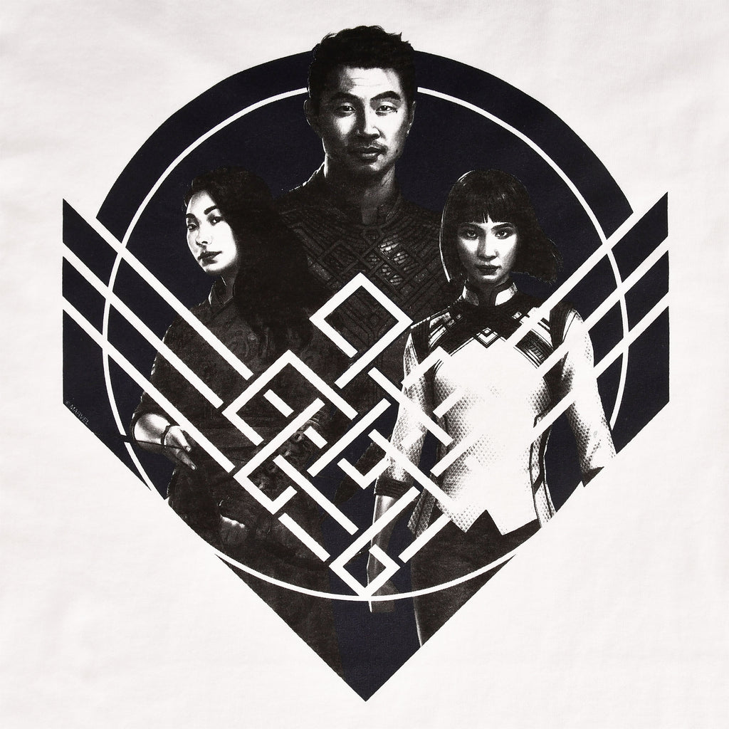 Produktbild Shang-Chi - Group Pose Crest T-Shirt weiß