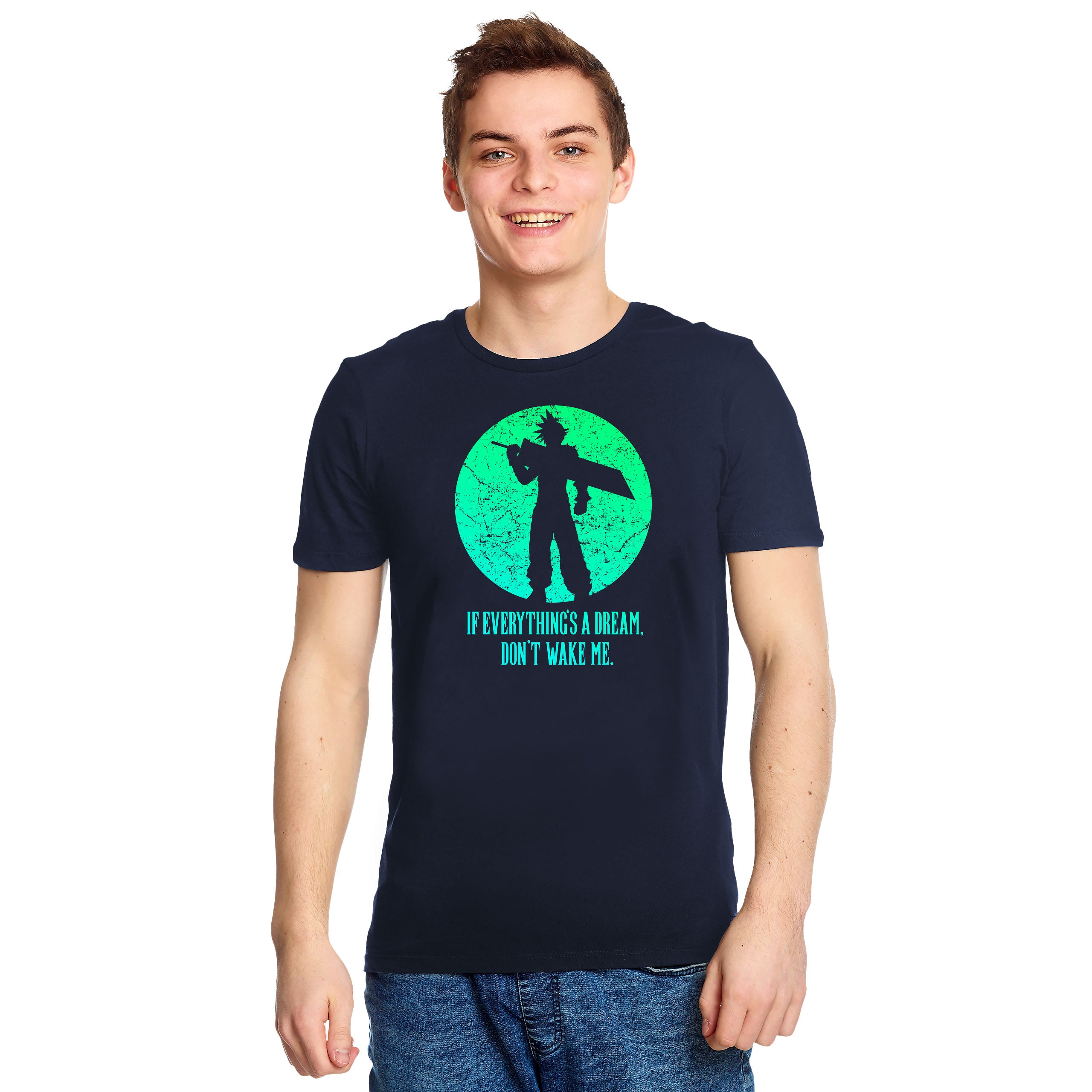 Produktbild Cloud Strife T-Shirt für Final Fantasy Fans blau
