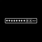 Produktbild Konami Code T-Shirt für Gaming Fans schwarz