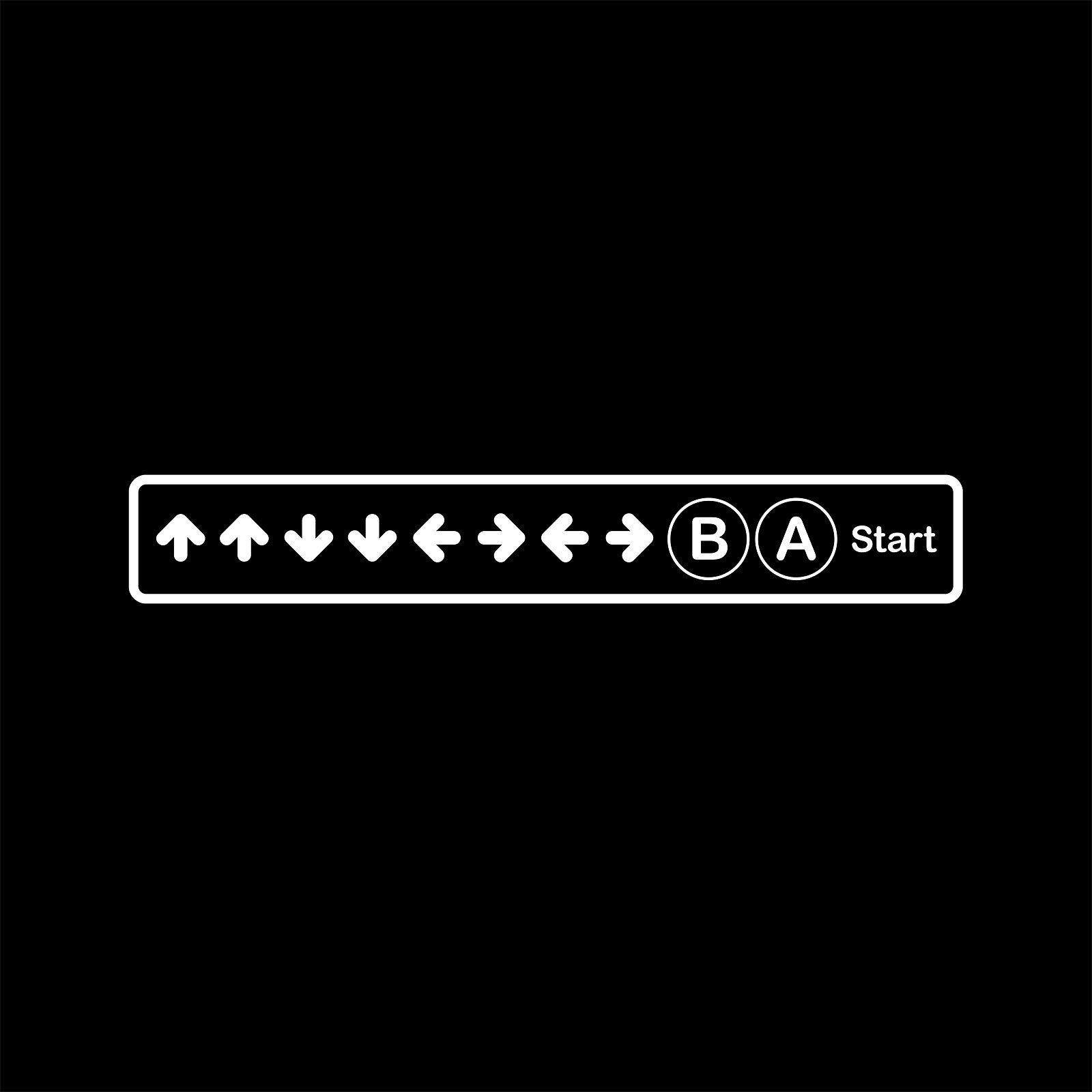 Produktbild Konami Code T-Shirt für Gaming Fans schwarz
