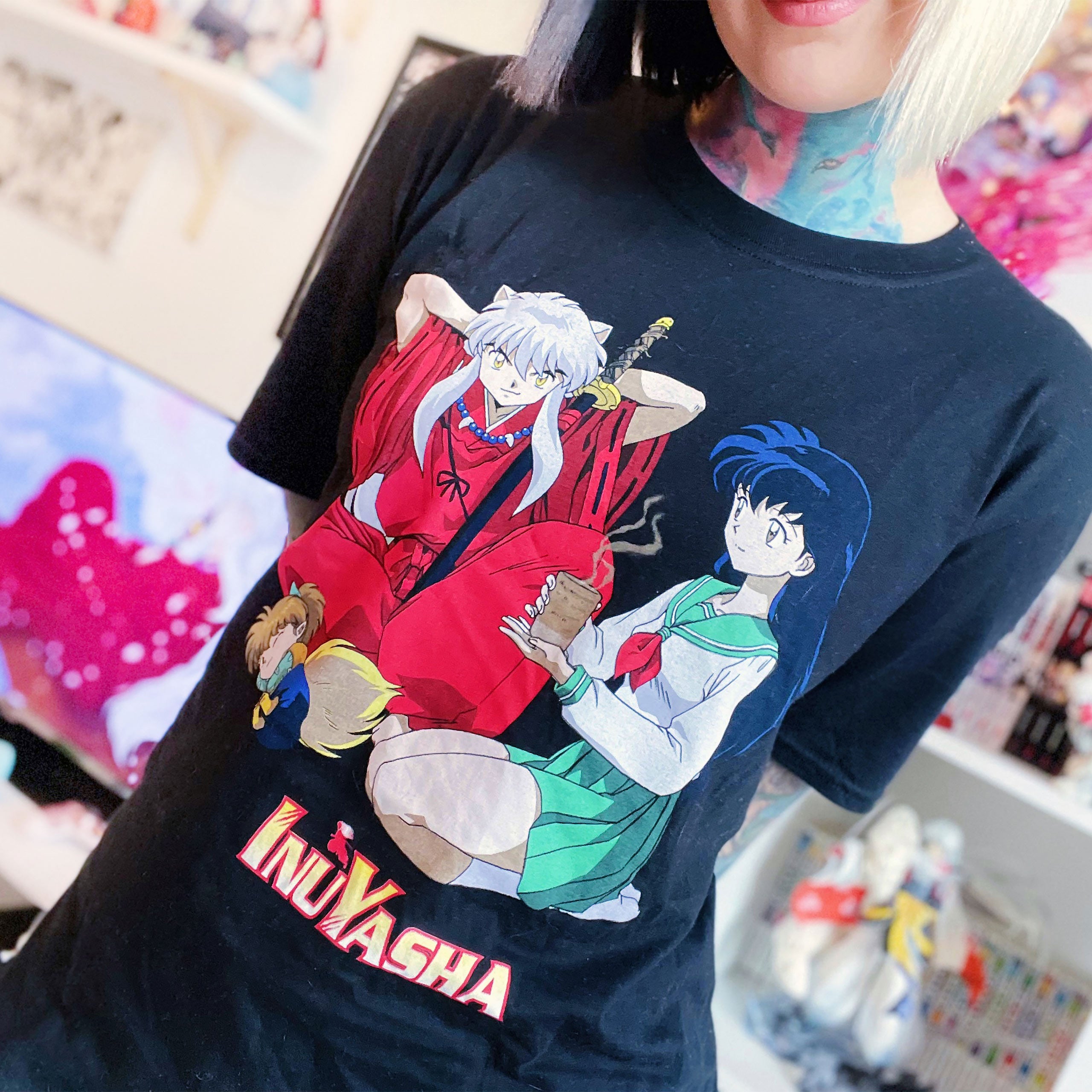 Produktbild Inu Yasha - Inu Yasha, Kagome & Shippo T-Shirt schwarz