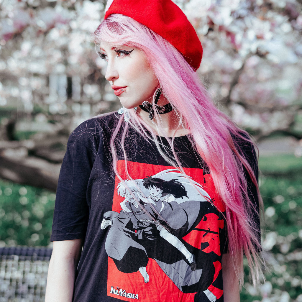 Produktbild Inu Yasha - Inu Yasha & Kagome T-Shirt schwarz