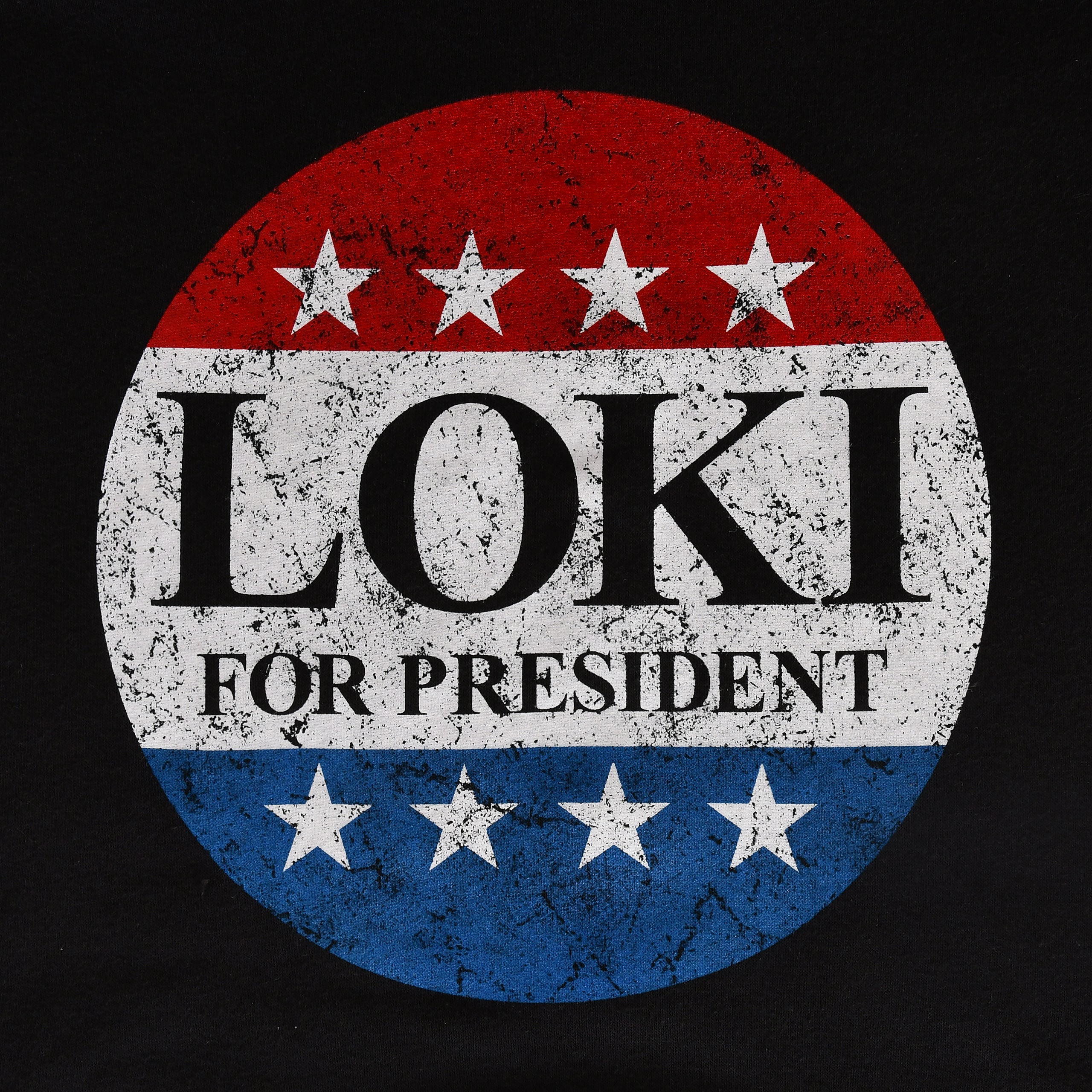Produktbild For President Hoodie für Loki Fans schwarz