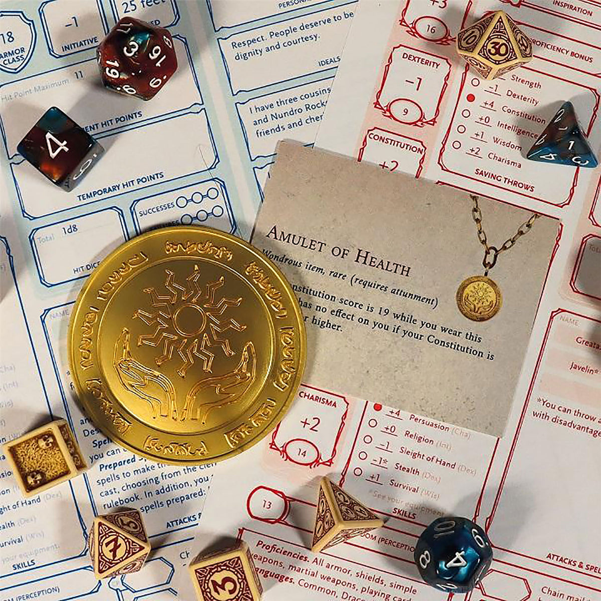 Produktbild Dungeons & Dragons - Amulet of Health Medaillon