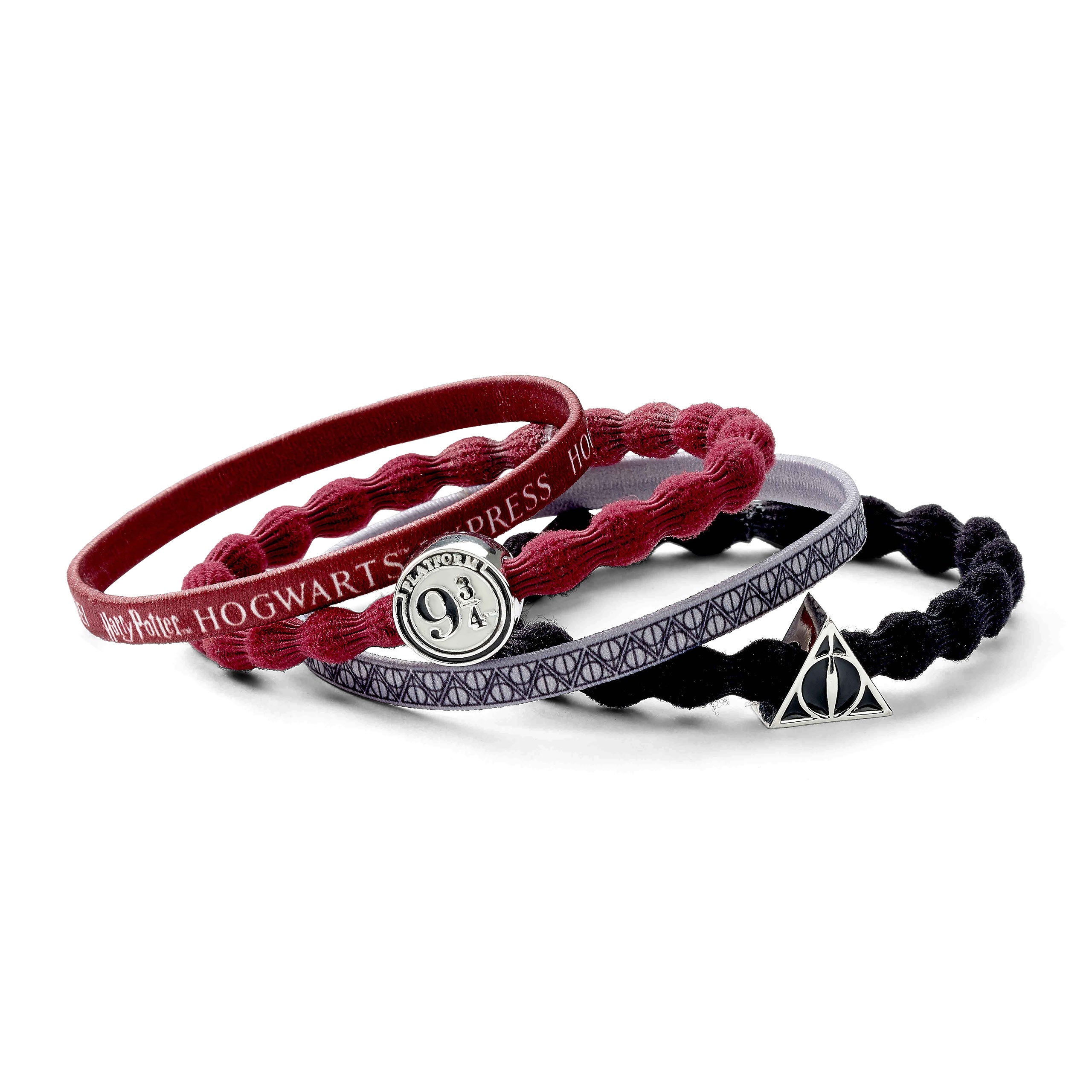 Product image 9 3/4 & Deathly Hallows Hair Bands 4-piece Set - Harry Potter