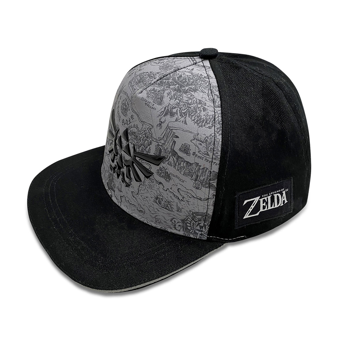 Produktbild Zelda - Karte von Hyrule Snapback Cap schwarz