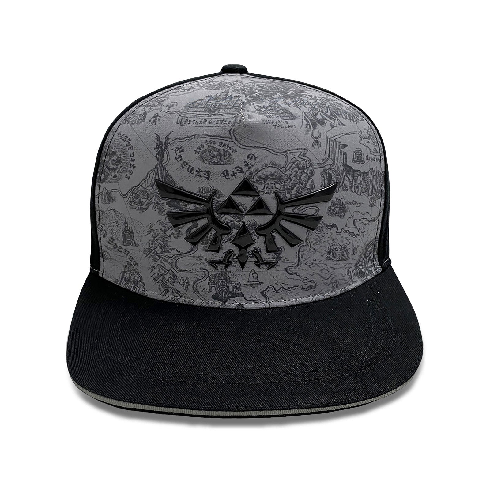 Produktbild Zelda - Karte von Hyrule Snapback Cap schwarz