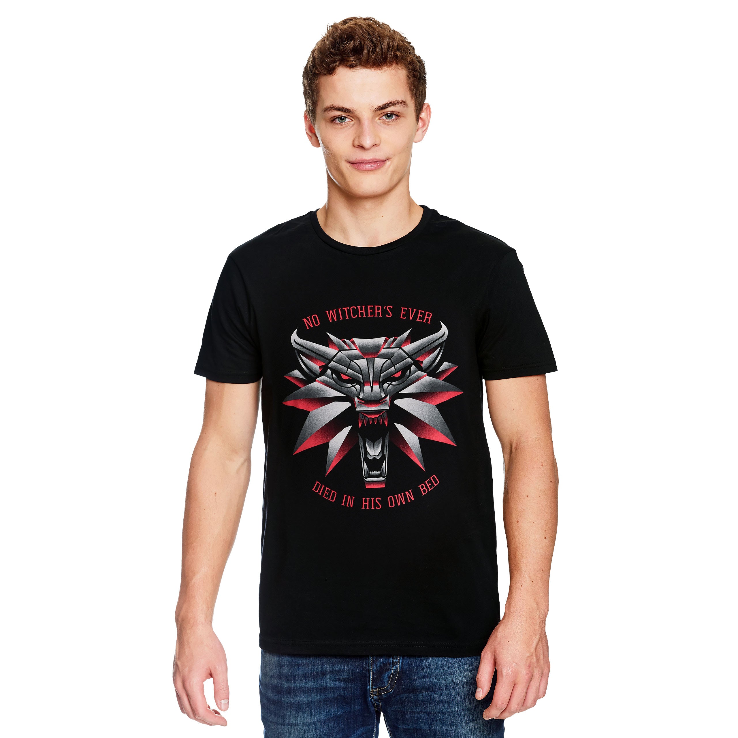 Produktbild Witcher 3 - Memorial Wolf T-Shirt schwarz