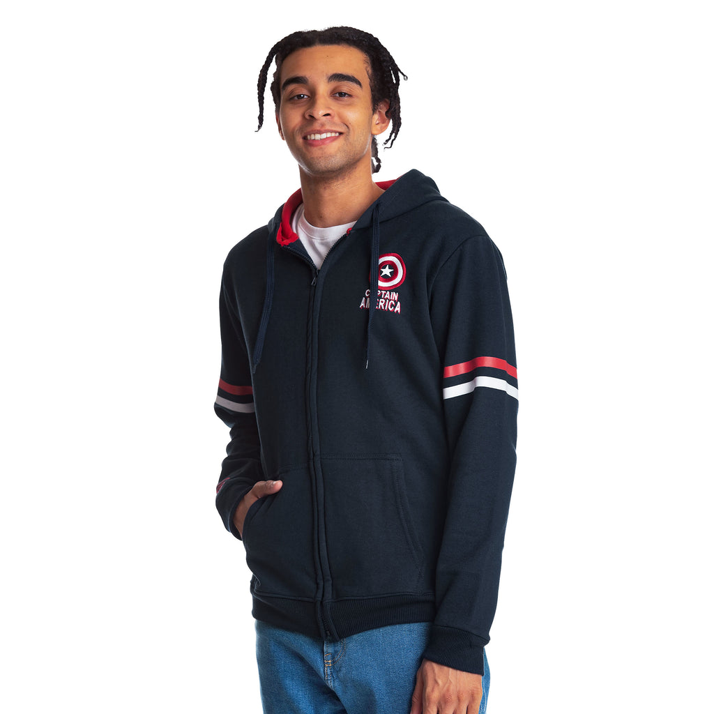 Produktbild Captain America - Brooklyn Soldier Kapuzenjacke blau