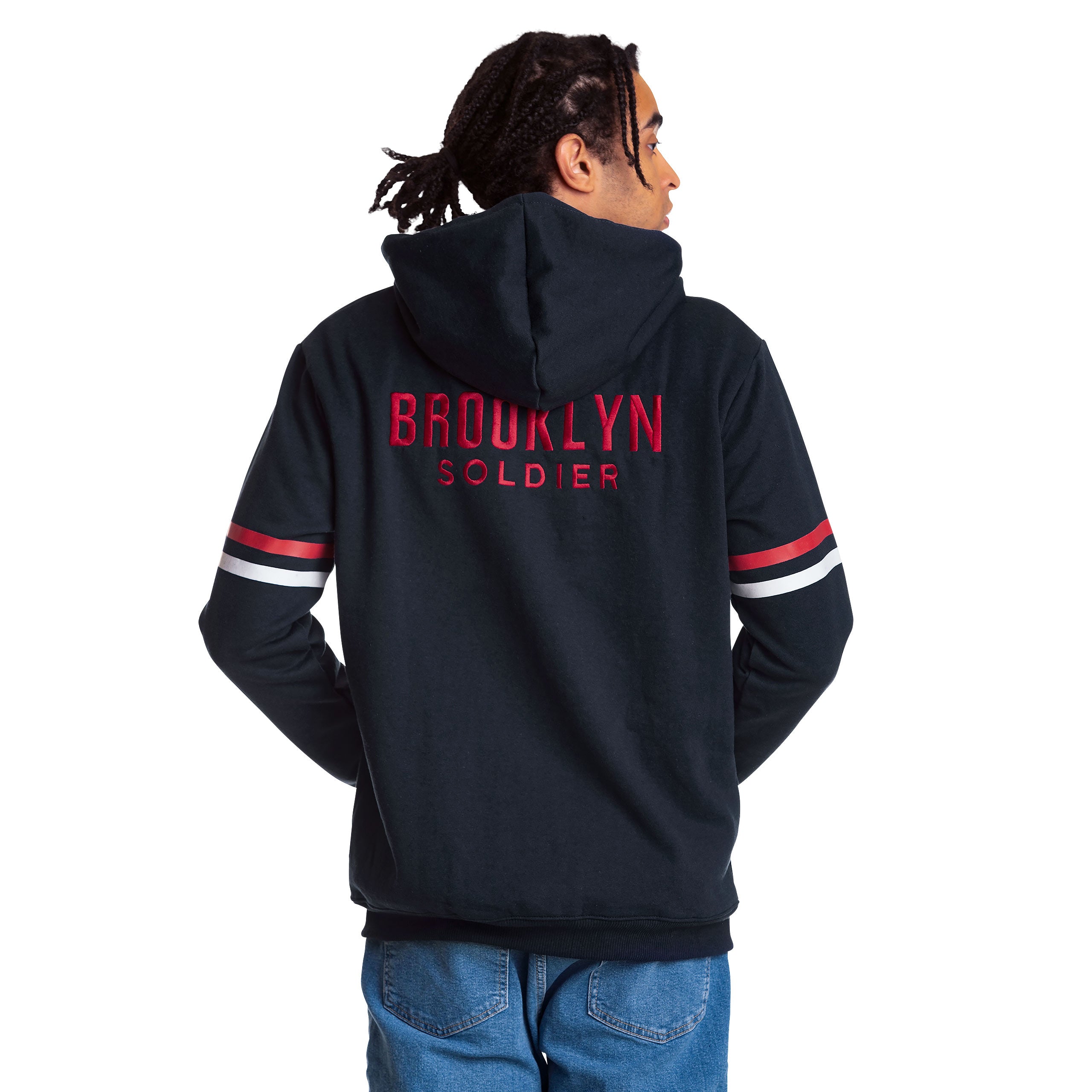 Produktbild Captain America - Brooklyn Soldier Kapuzenjacke blau