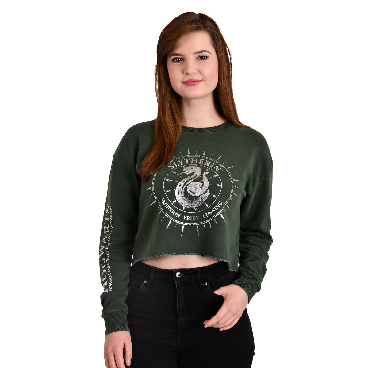Produktbild Harry Potter - Slytherin Crop Sweater Damen