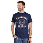 Produktbild Harry Potter - Hogwarts School T-Shirt blau