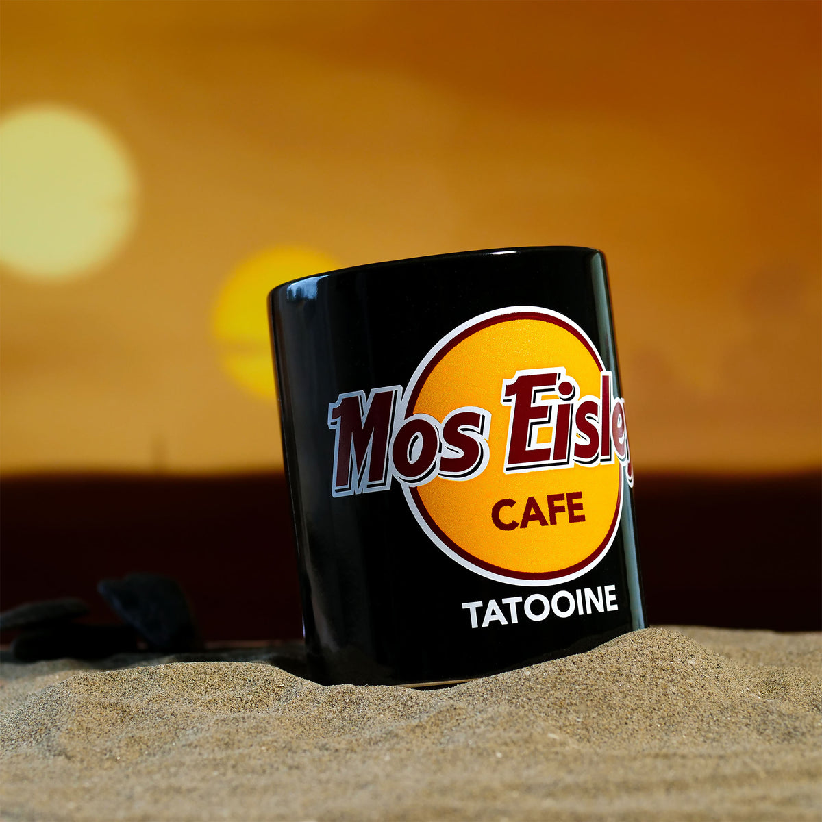 Produktbild Mos Eisley Cafe Tasse für Star Wars Fans schwarz
