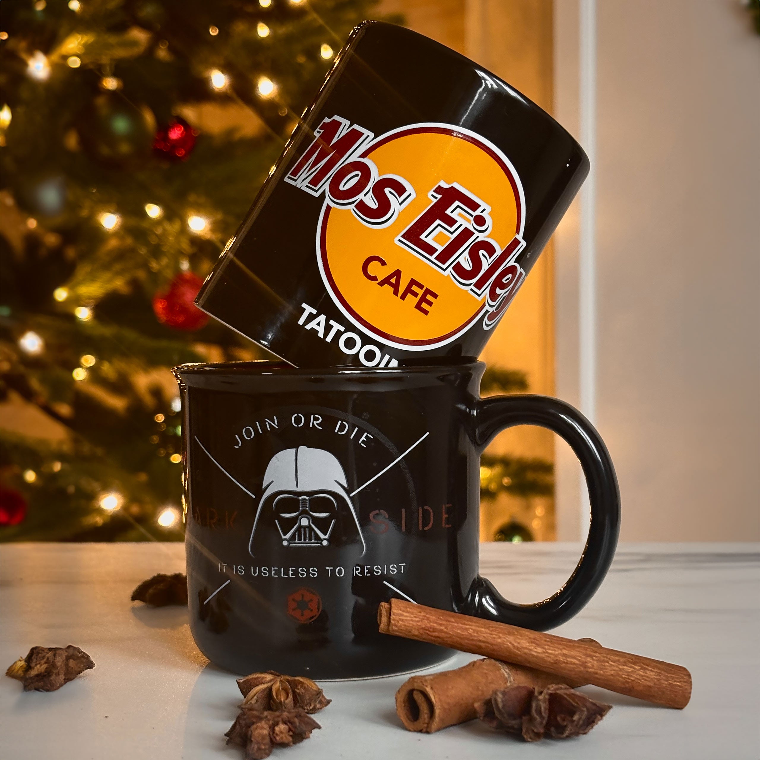 Produktbild Mos Eisley Cafe Tasse für Star Wars Fans schwarz